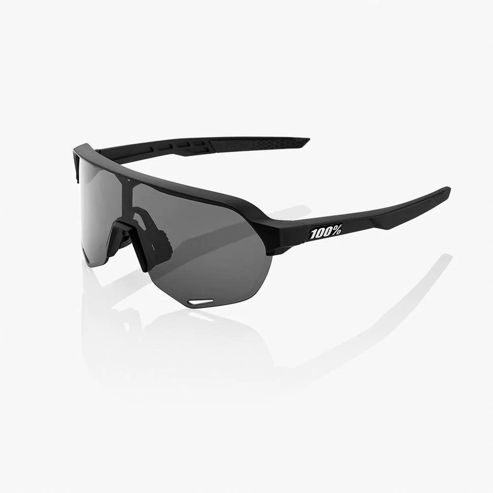 100 Percent Sunglasses - S2 - Soft Tact Black - Smoke Lens – Primary View | Smash It Sports
