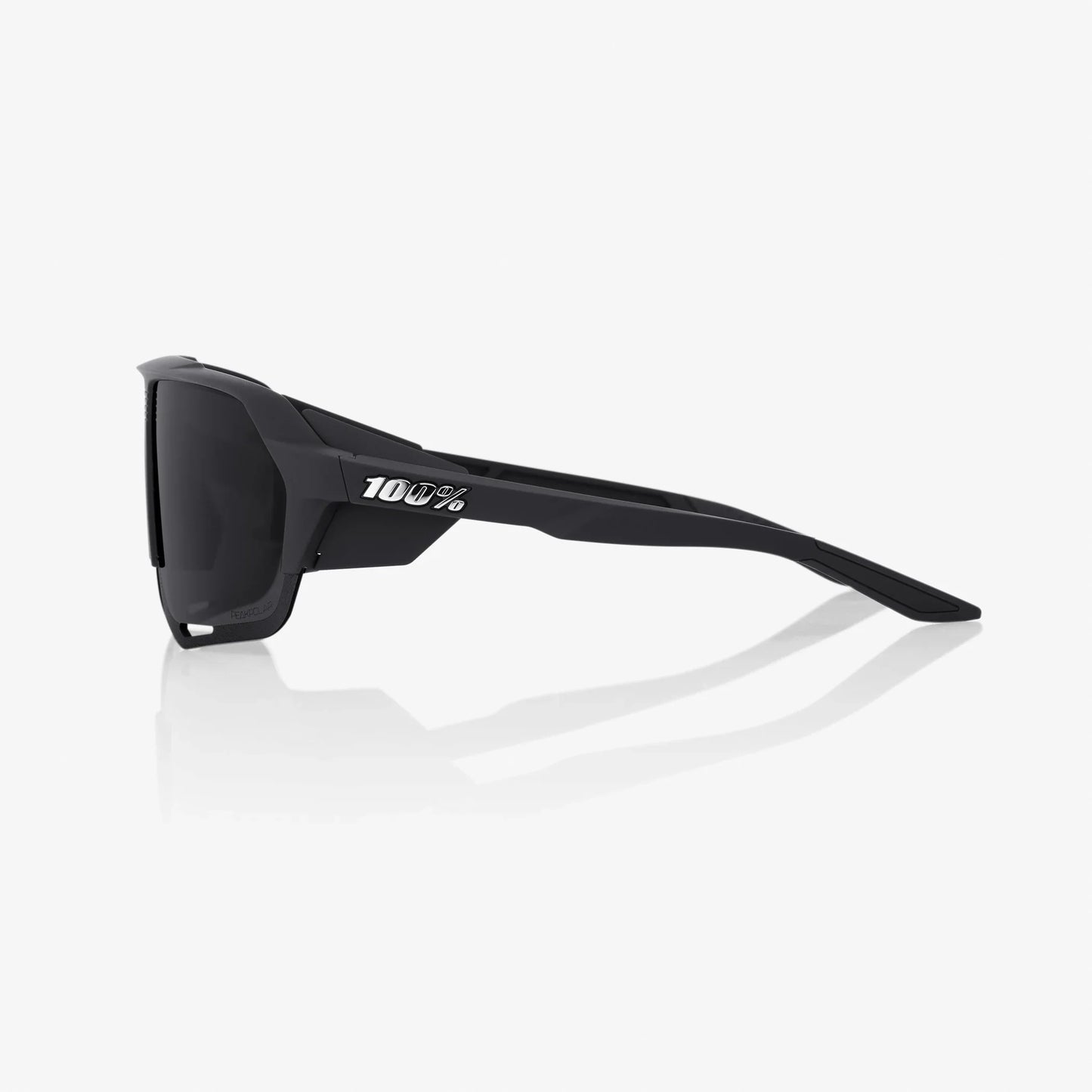 100 Percent Sunglasses - Norvik - Matte Black - Grey PEAKPOLAR Lens – Product View | Smash It Sports | wheel