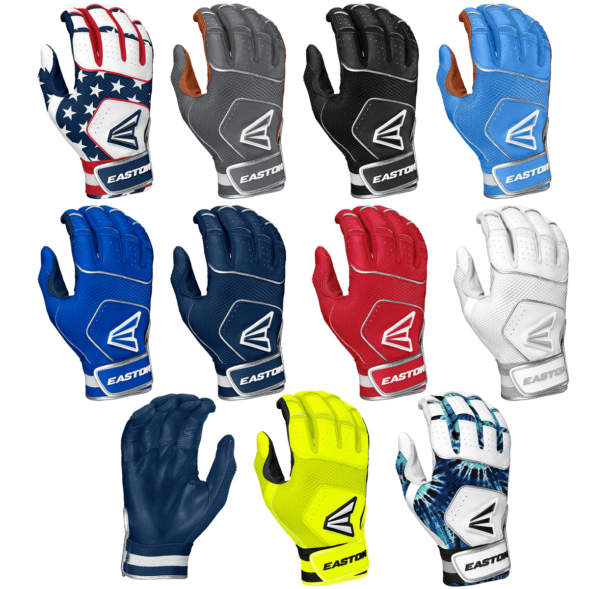 Easton Walk Off NX Batting Gloves - Adult – Specs Overview | Smash It Sports | leather