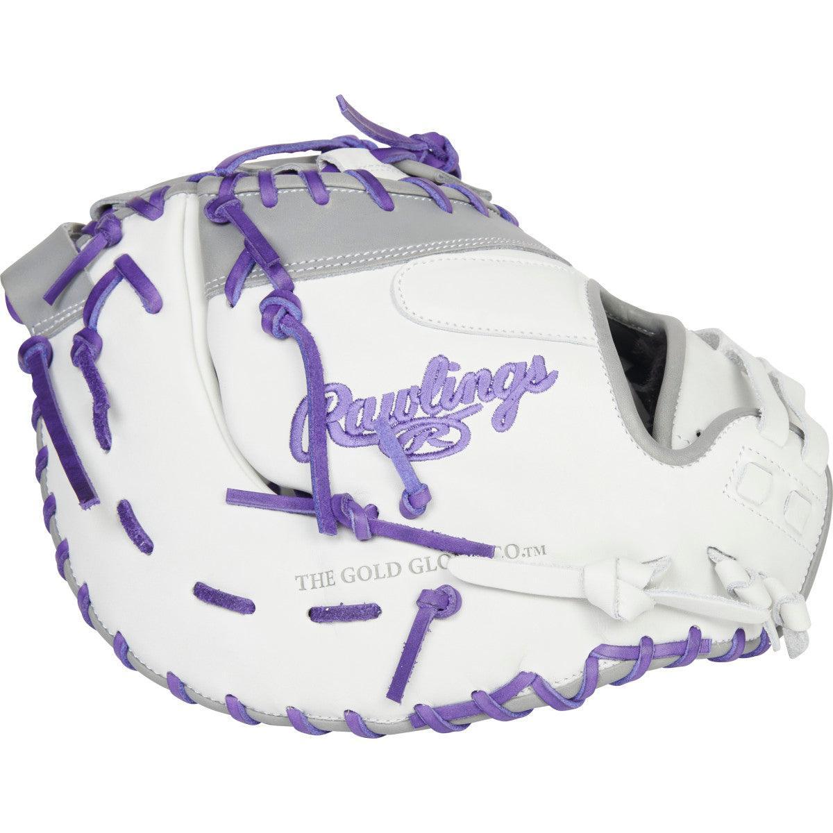 2022 Rawlings Liberty Advanced Series 13" First Base Softball Mitt/Glove - RLADCTSBWPG – Fourth View | Smash It Sports