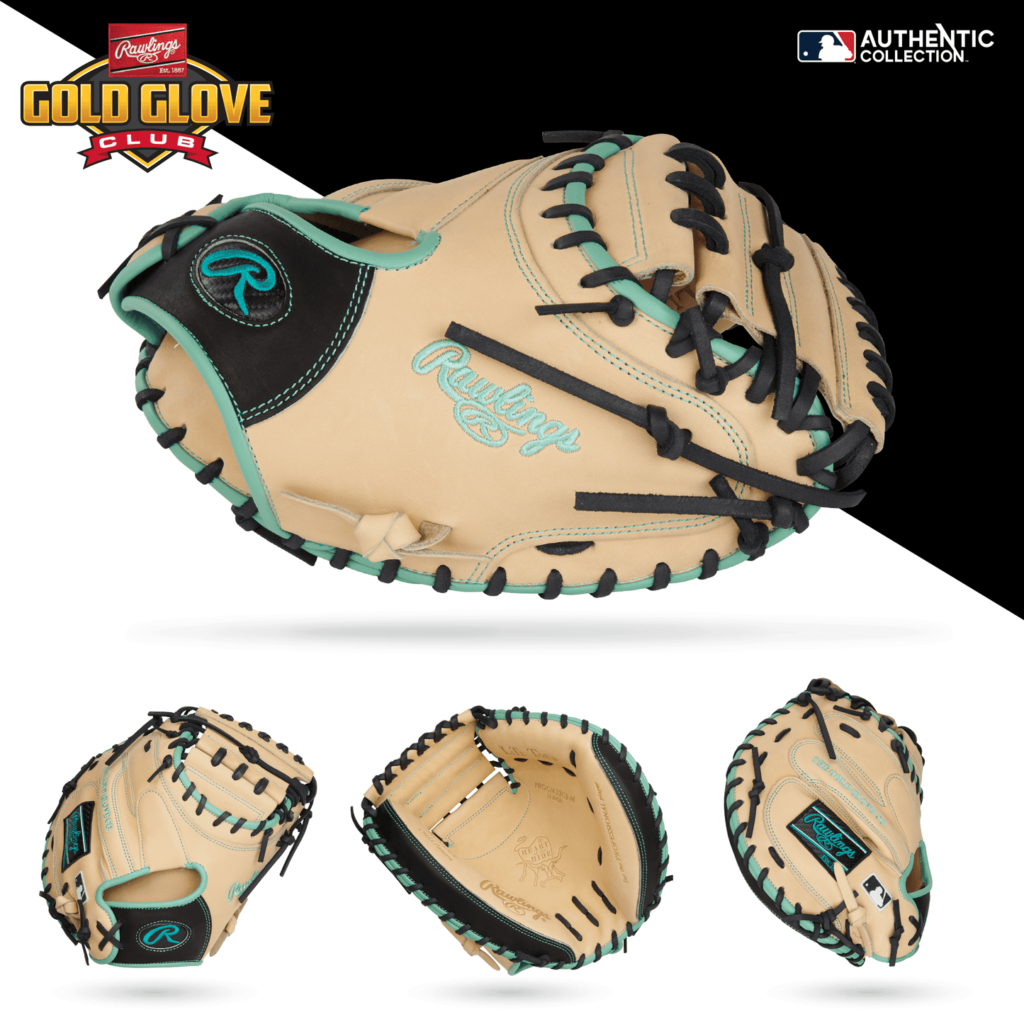 2023 Rawlings Heart of the Hide 33? May23' Gold Glove Club Catchers Glove - PROCM33CBM – Specs Overview | Smash It Sports