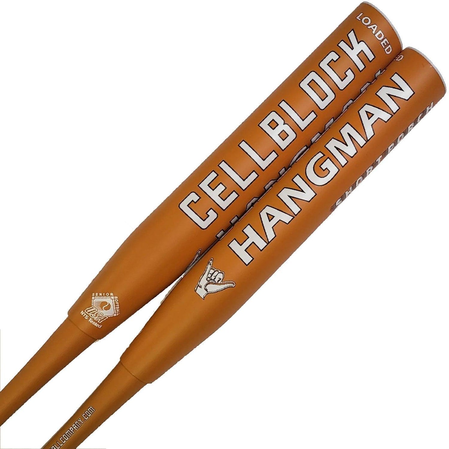 2023 Short Porch Cellblock 2-Piece SSUSA Senior Slowpitch Softball Bat - Hangman – Product View | Smash It Sports | composite