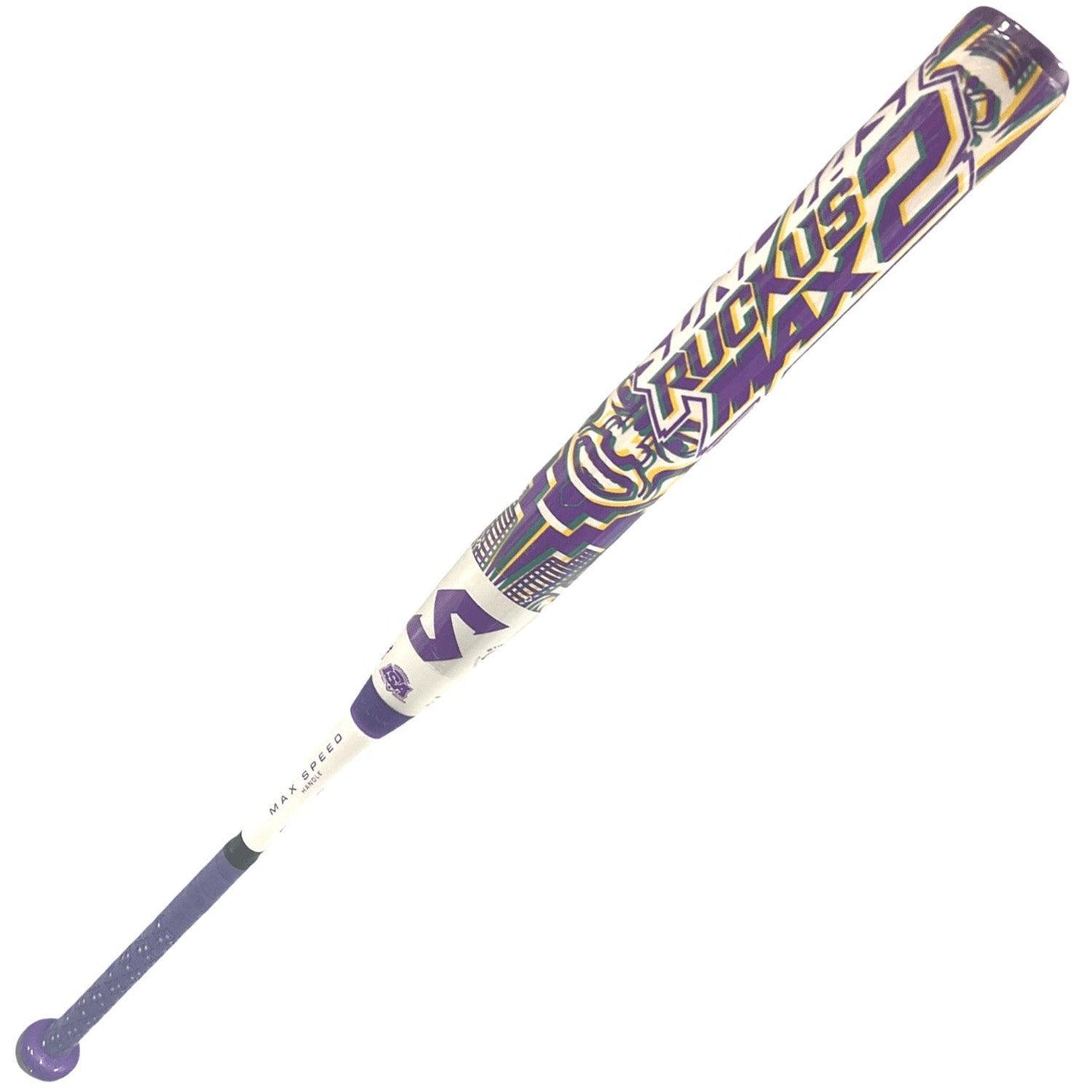 2024 Suncoast Ruckus Max 2 13" Balanced 2pc USSSA Slowpitch Softball Bat - SRMUSB2 – Product View | Smash It Sports | composi