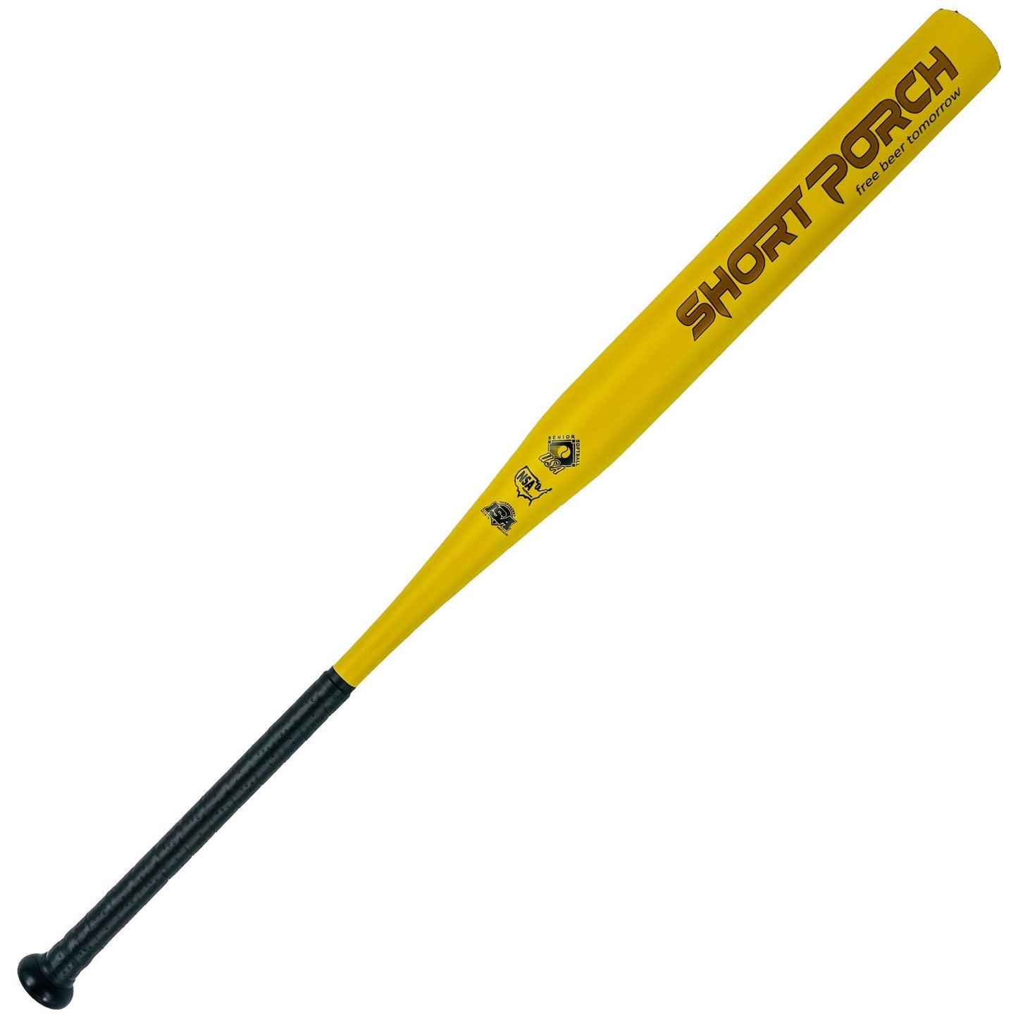 2025 Short Porch Kevlar Brew Town 1-Piece SSUSA Senior Slowpitch Softball Bat – Product View | Smash It Sports | ash, usssa,