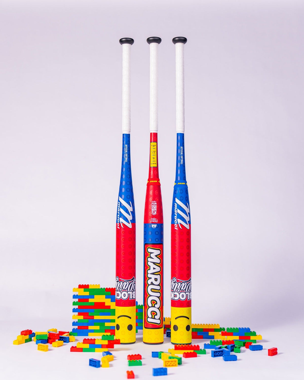 2026 Marucci Block Party Loaded 2-Piece USSSA Slowpitch Softball Bat - MSPBP2LU – Product View | Smash It Sports | ash, compo
