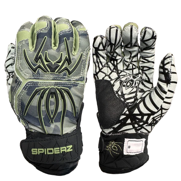 Spiderz HYBRID Batting Gloves - Military Camo/Black – Product View | Smash It Sports | pro, web