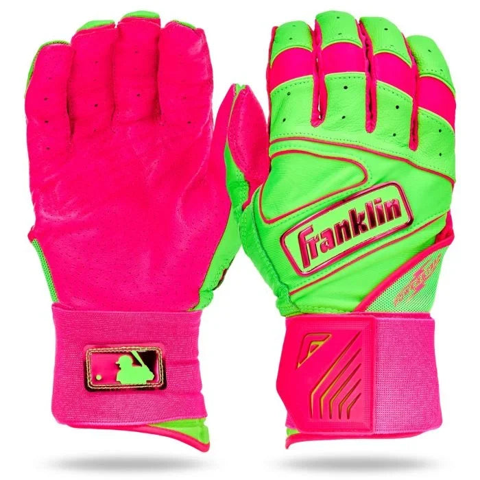 Franklin Powerstrap Infinite Baseball Batting Gloves (Multiple Colors) – Product View | Smash It Sports | leather, pro, web