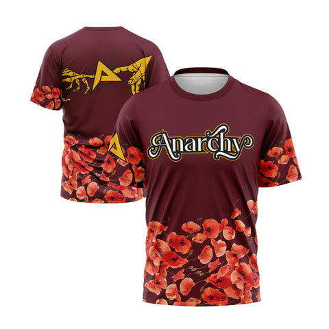 Anarchy Bat Company Short Sleeve Shirt - Floral – Product View | Smash It Sports