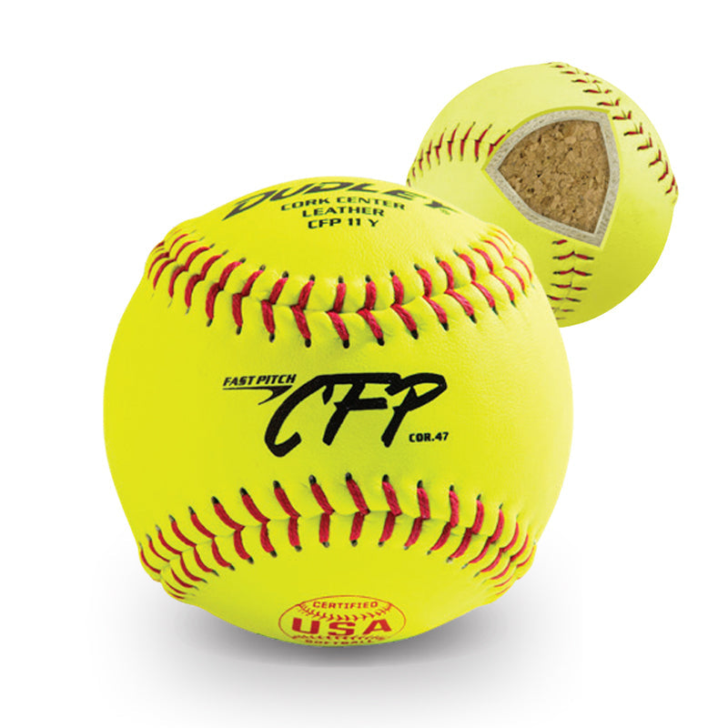 Dudley CFP SB12 47/375 USA 12" Fastpitch Softballs - 43865 – Product View | Smash It Sports | leather