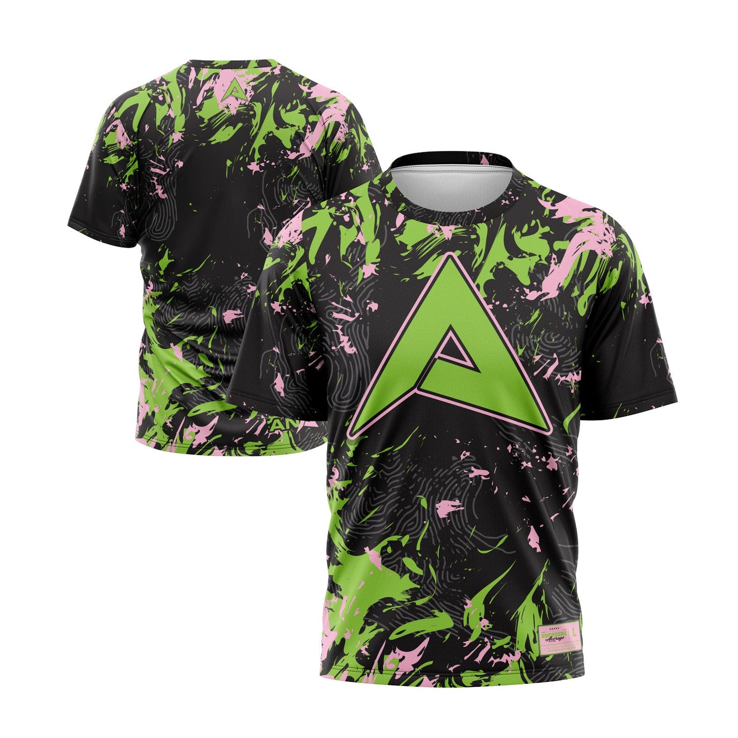 Anarchy Bat Company Short Sleeve Shirt - Neon Venom – Product View | Smash It Sports