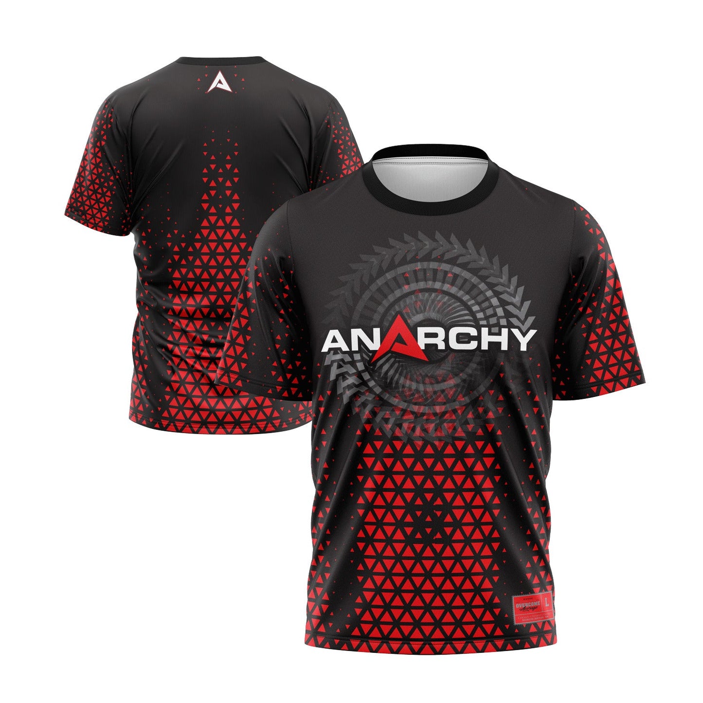 Anarchy Bat Company Short Sleeve Shirt - Crimson Apex – Product View | Smash It Sports