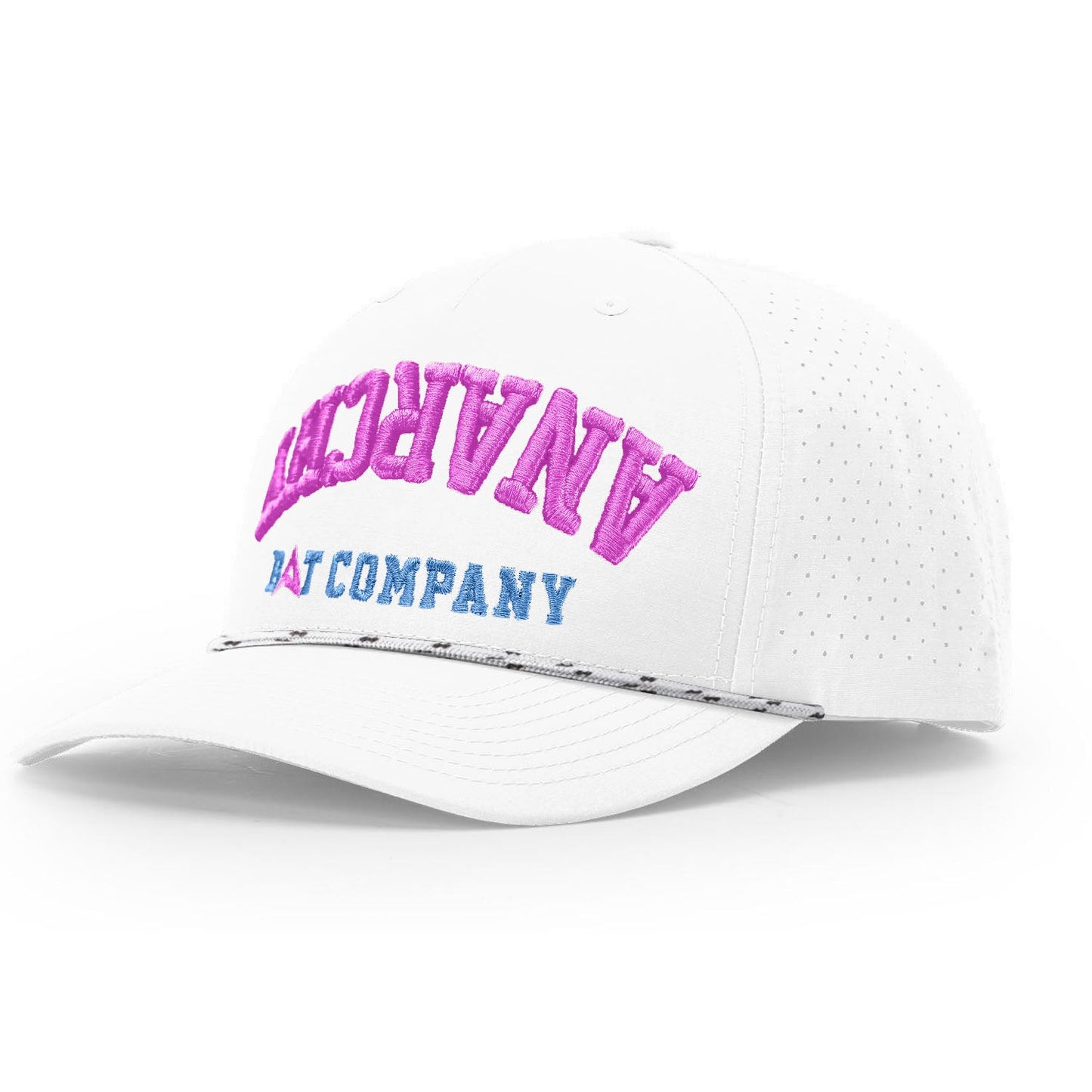 Anarchy Performance Rope Snapback Hat - White/Vice