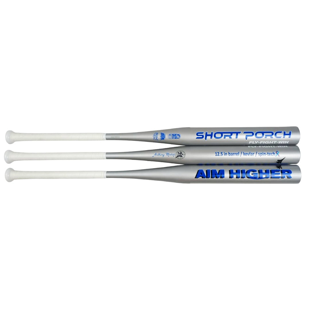 2026 Short Porch Aim Higher Kevlar Spin-Tech USSSA Slowpitch Softball Bat – Product View | Smash It Sports | ash, composite,