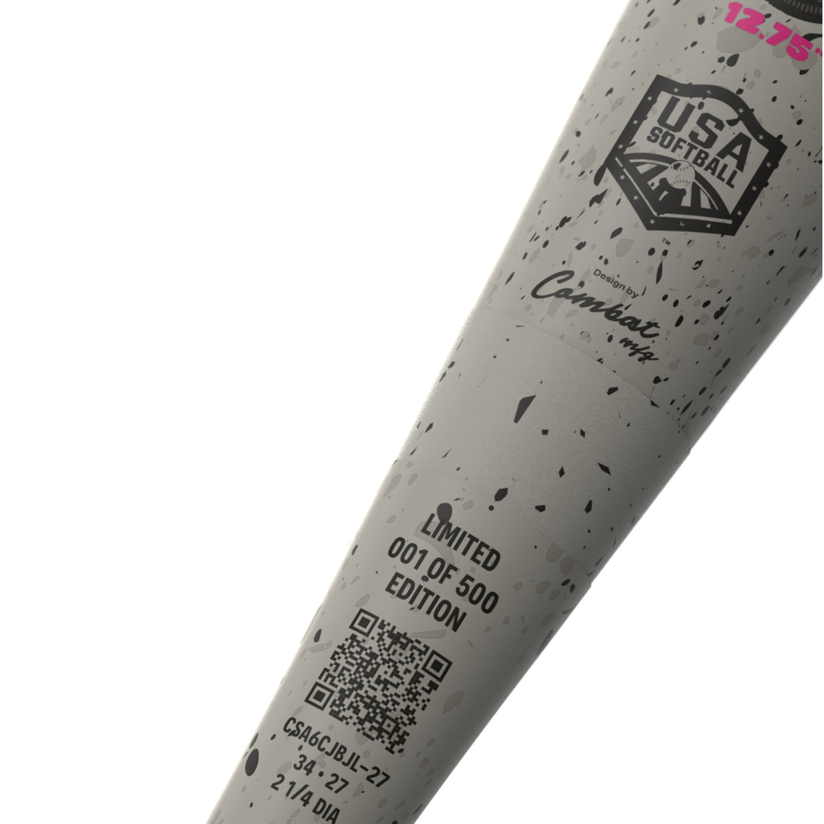 2026 Combat MFG CR-1 Cookie Jar Bradley Jones 2-Piece USA/ASA Slowpitch Softball Bat - CSA6CJBJL – Product View | Smash It Sp