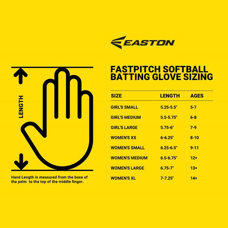 Easton Ghost Ethos Fastpitch Batting Gloves - Out Of The Blue