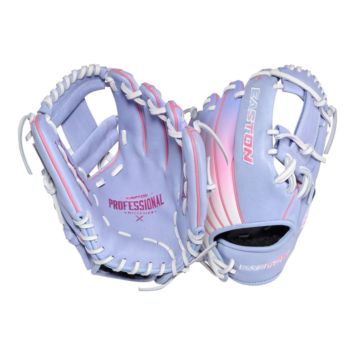 Easton Professional Collection Color Splash 3.0 12" Softball Glove - PCFP120-2PE – Product View | Smash It Sports | leather,