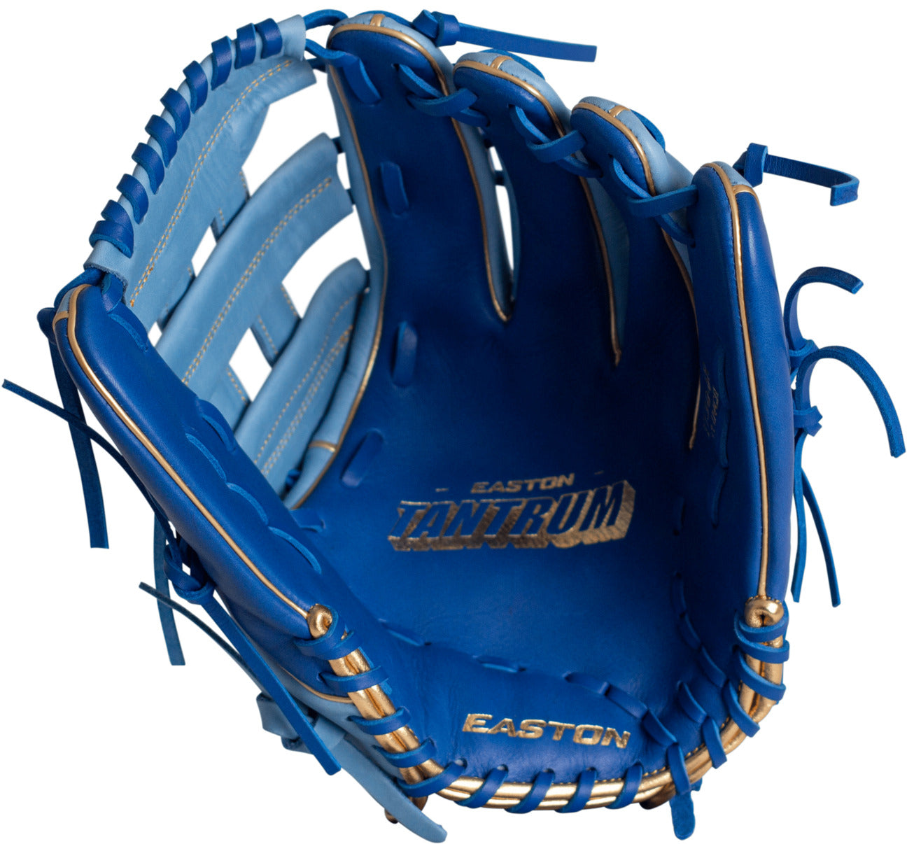 Easton Tantrum Series Slowpitch Softball Fielding Glove - Carolina Blue/Royal