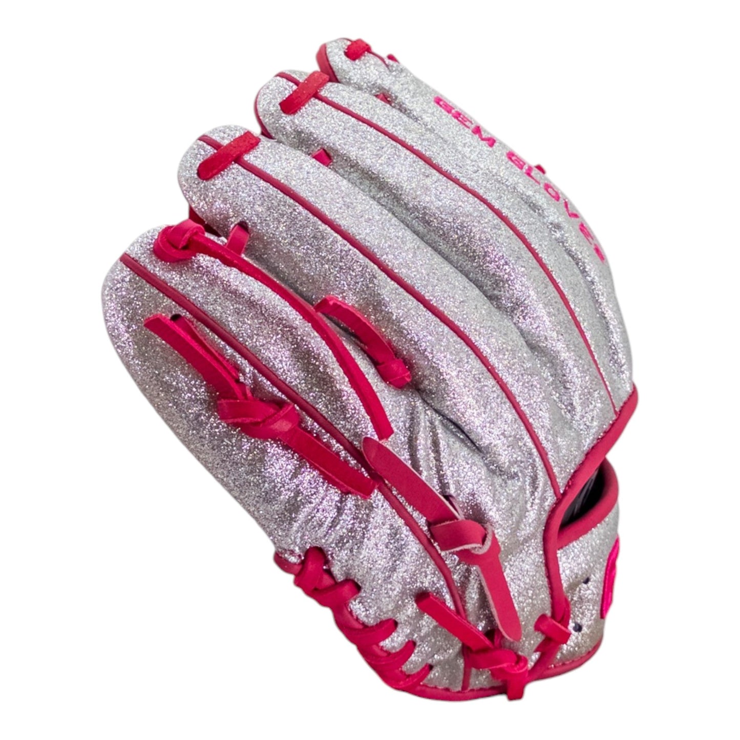 Gem Gloves Christina Pasinski Signature Model Fastpitch Softball Fielding Glove - GEM148 Glitter Girly Series - product photo 4 of 4