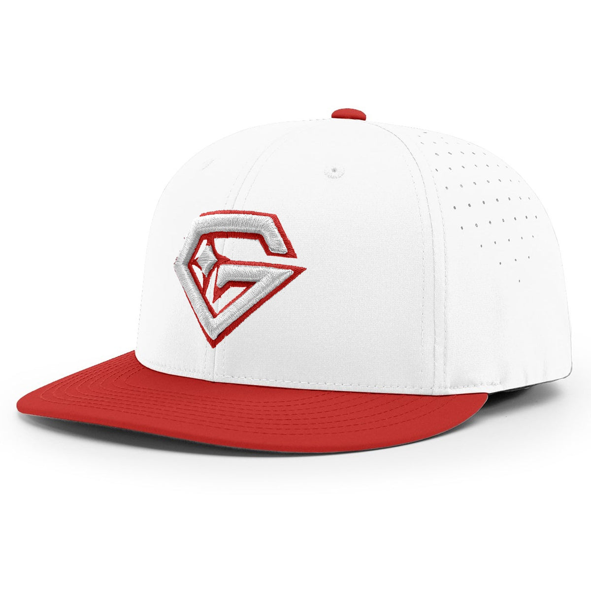 Gem Gloves PTS30 Hat - White/Red – Product View | Smash It Sports | pro