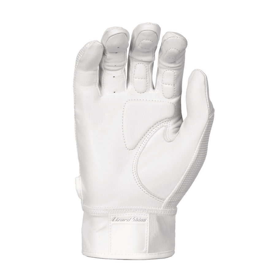 Lizard Skin Inner Glove V2 - Padded - Diamond White – Product View | Smash It Sports | leather, pro