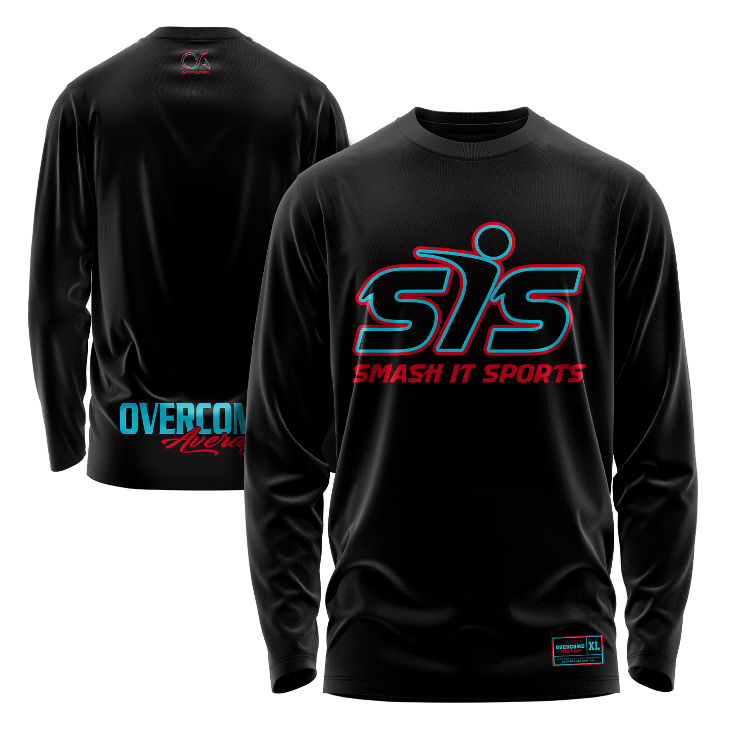 Smash It Sports Long Sleeve Shirt - The League (Cotton Candy) – Specs Overview | Smash It Sports