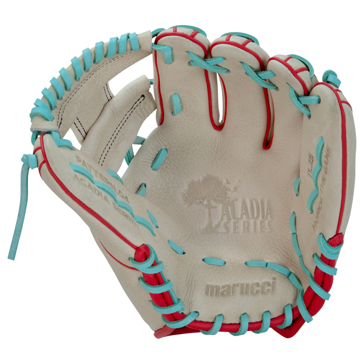 Marucci Acadia M Type 42A2 11.25" Fastpitch Softball Glove – Top-Down View | Smash It Sports | leather, cowhide, pro