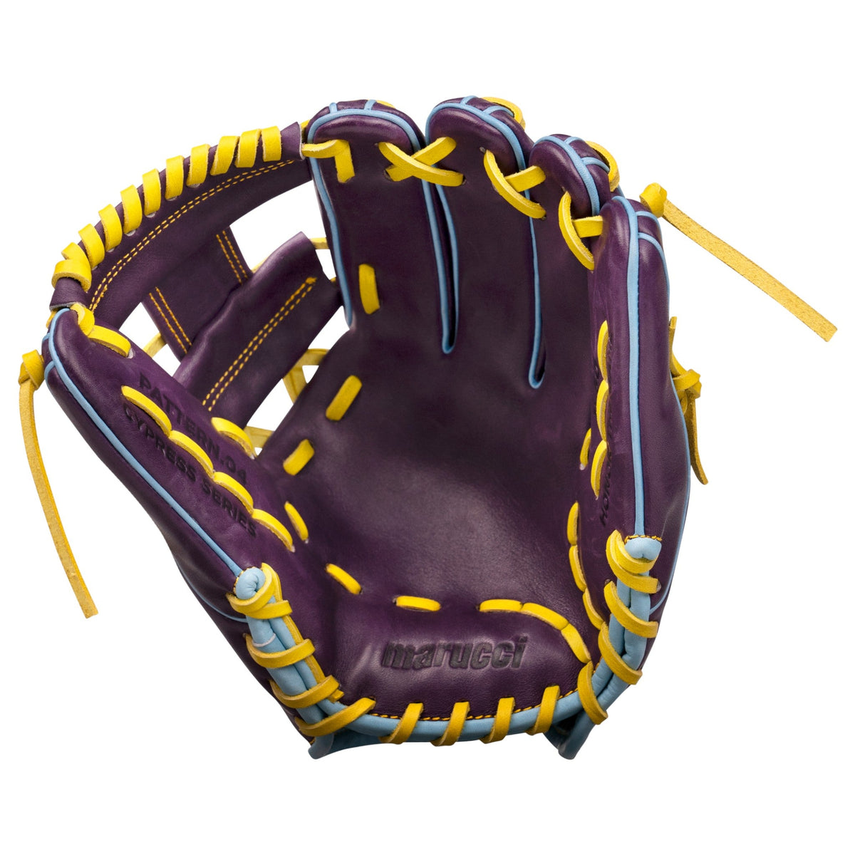 Marucci Cypress M Type 43A2 11.5" Baseball Fielding Glove – Top-Down View | Smash It Sports | leather, steerhide, kip