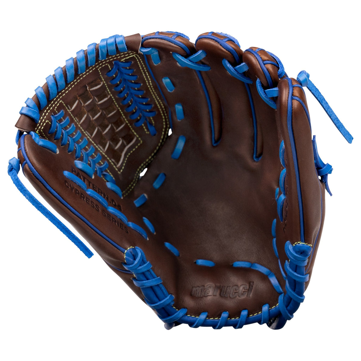 Marucci Cypress M Type 45K5 12" Baseball Fielding Glove – Top-Down View | Smash It Sports | leather, steerhide, pro