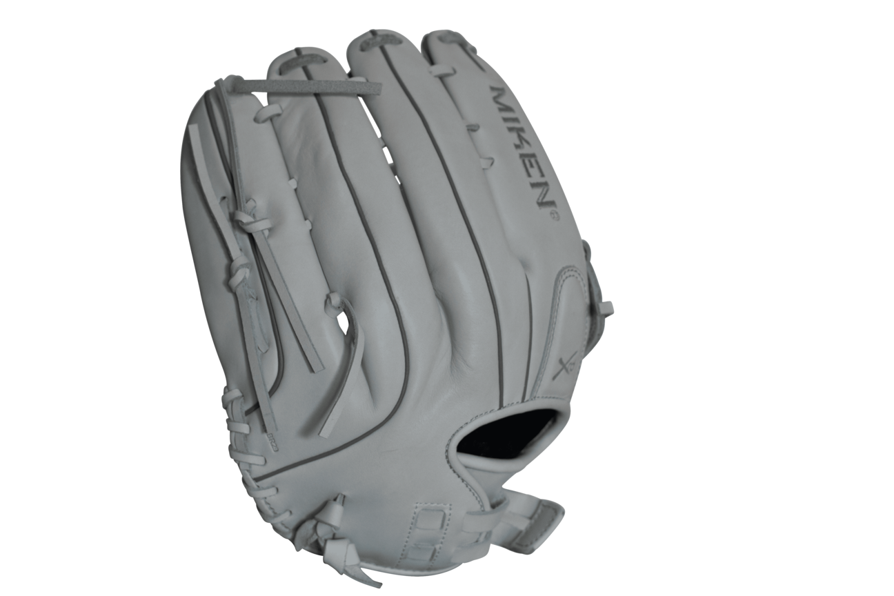 Miken Pro Series Slowpitch Softball Fielding Glove - White