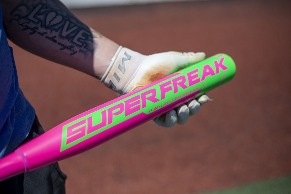 2026 Miken Super Freak Highlighter Supermax USA/ASA Slowpitch Softball Bat - MSA6SFHX – Product View | Smash It Sports | pro,