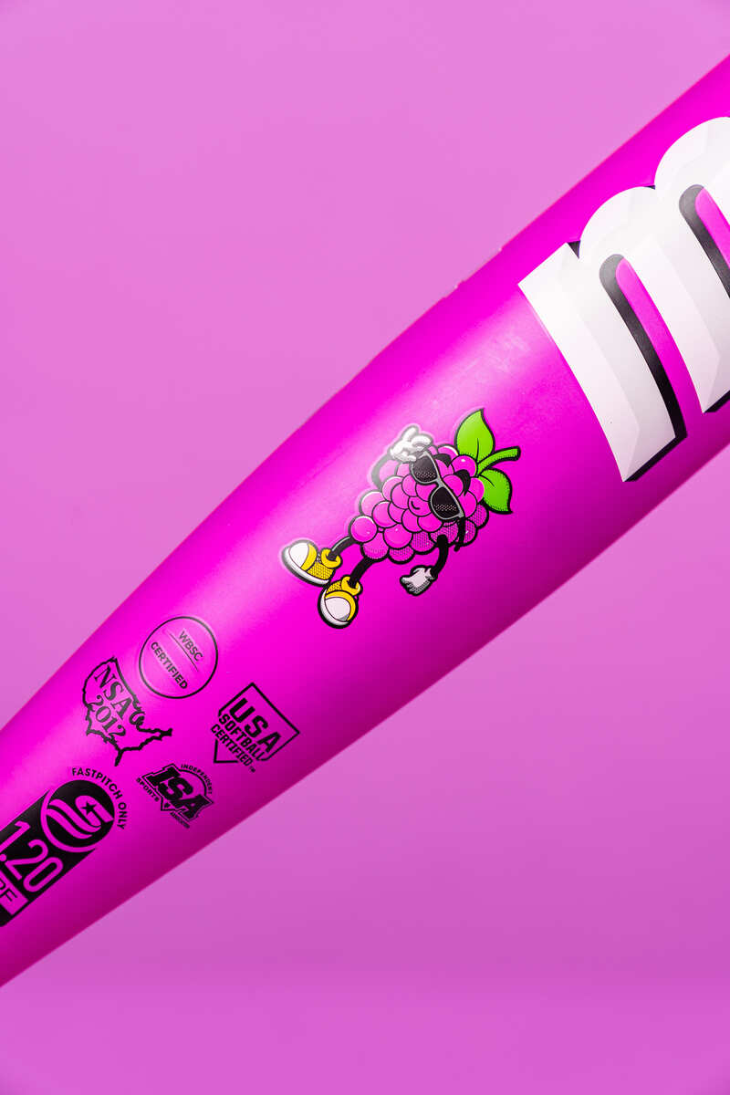 2025 Marucci ASURA Glow Series Berry Crush -11 Fastpitch Softball Bat - MFPAS11P – Product View | Smash It Sports | composite