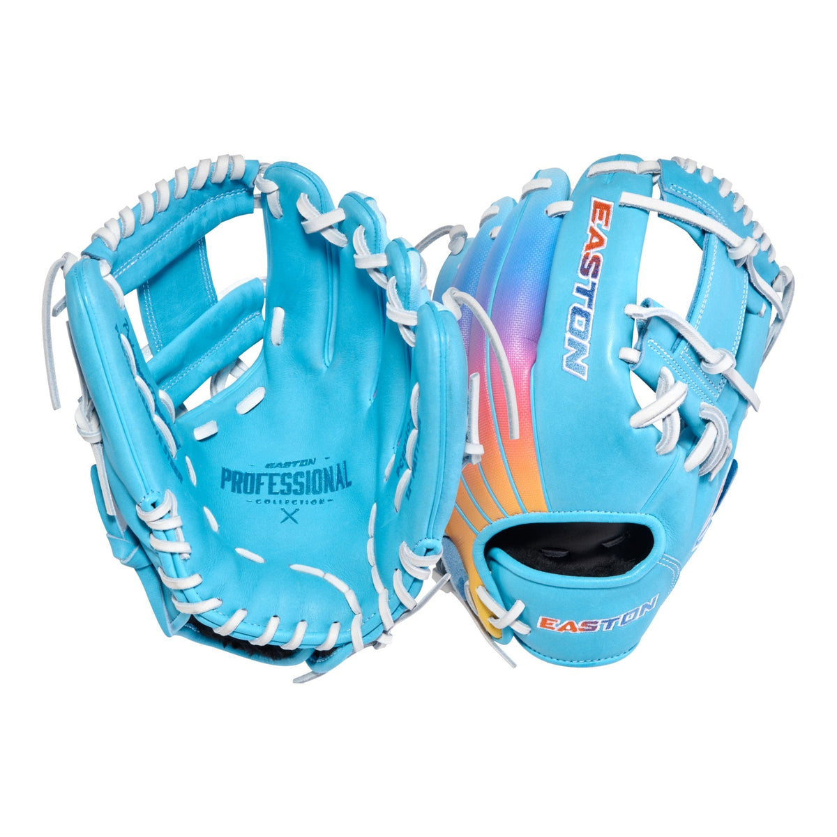 Easton Professional Collection Color Splash 3.0 12" Softball Glove - PCFP120-2CB – Product View | Smash It Sports | leather,