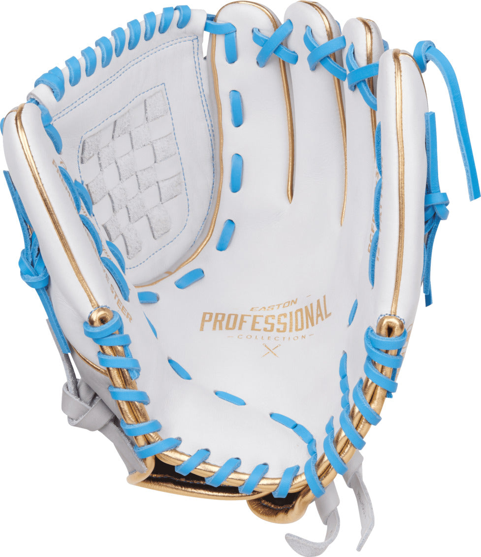 Easton Professional Collection 12" Fastpitch Softball Glove - PCFP120-3WG – Product View | Smash It Sports | leather, cowhide