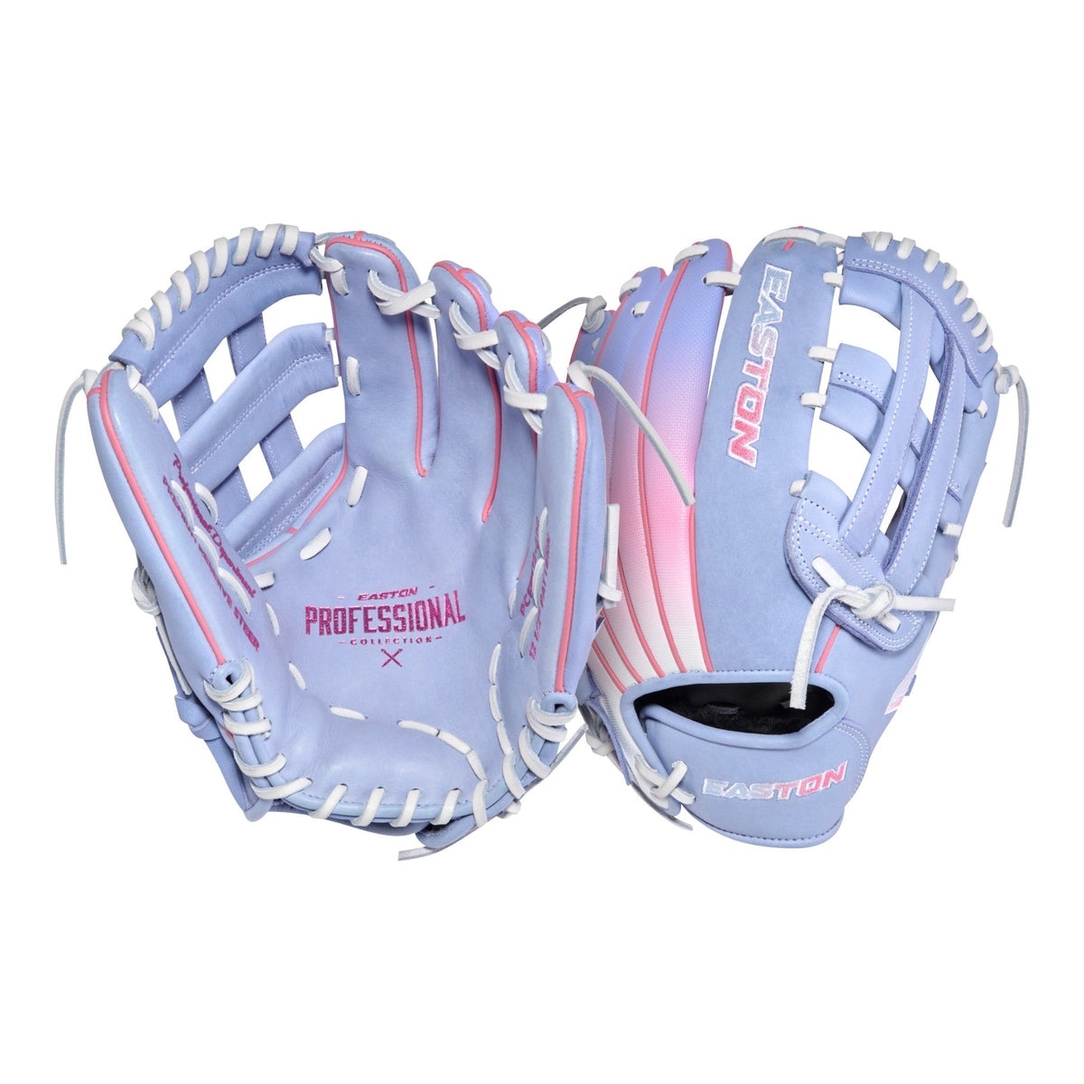 Easton Professional Collection Color Splash 3.0 12.5" Softball Glove - PCFP125-6PE – Product View | Smash It Sports | leather
