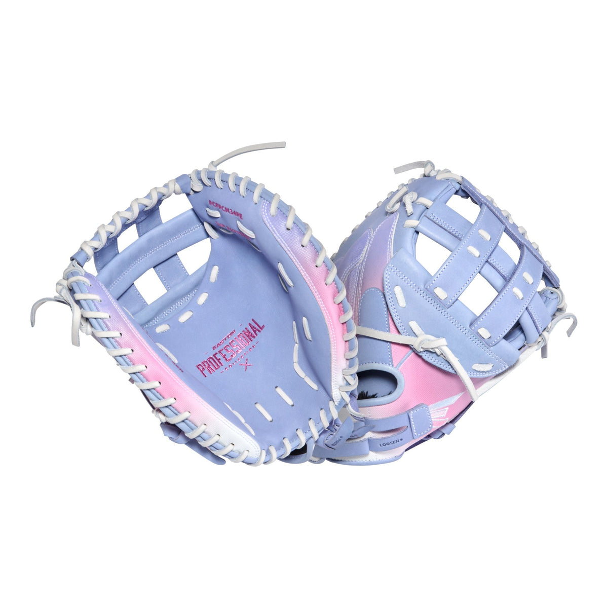 Easton Professional Collection Color Splash 3.0 34" Fastpitch Softball Catcher's Mitt/Glove - PCFPCM34PE – Product View | Sma