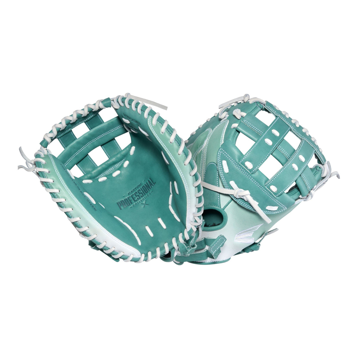 Easton Professional Collection Color Splash 3.0 34" Fastpitch Softball Catcher's Mitt/Glove - PCFPCM34SP – Product View | Sma