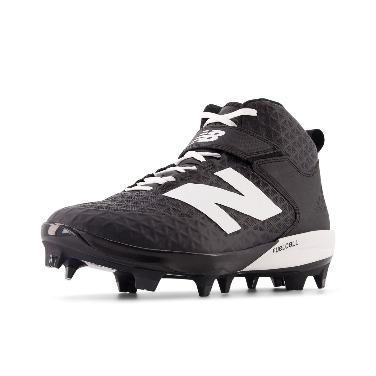 New Balance Men's FuelCell 4040 V8 Mid-Molded Baseball Cleats - Black / Optic White - PM4040K8 – Product View | Smash It Spor