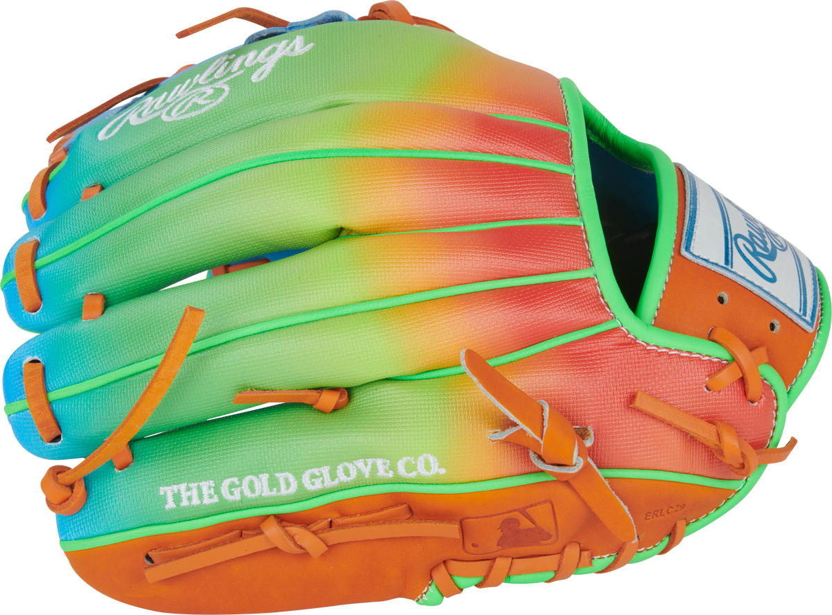 Rawlings Heart of the Hide Fun Burst 11.5" Baseball Fielding Glove - PROR204-2CBO – Specs Overview | Smash It Sports | leathe
