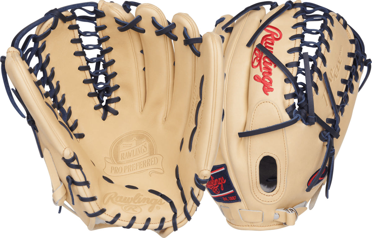 Rawlings Pro Preferred Mike Trout 12.75" Baseball Fielding Glove - PROSMT27C – Product View | Smash It Sports | leather, kip,