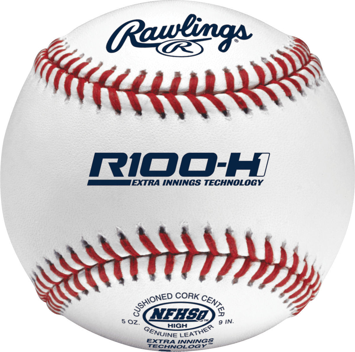 Rawlings NFHS Official Elite High School Baseballs R100-H1 (Dozen) – Product View | Smash It Sports | leather, core, seam