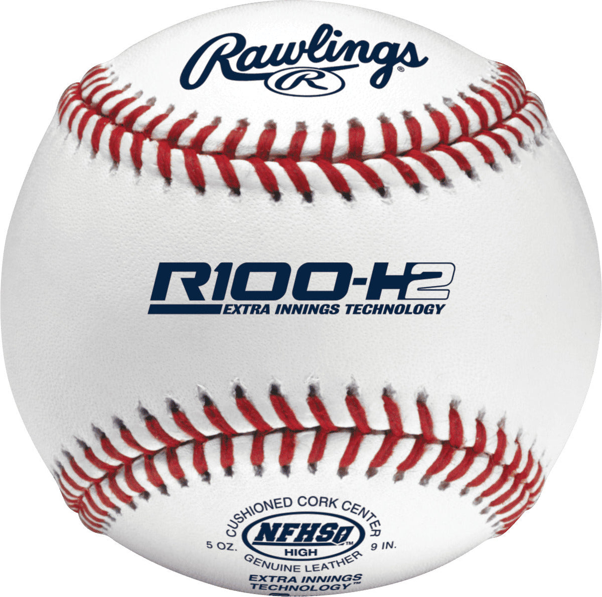 Rawlings NFHS Official High School Baseballs R100-H2 (Dozen) – Product View | Smash It Sports | leather, core, seam