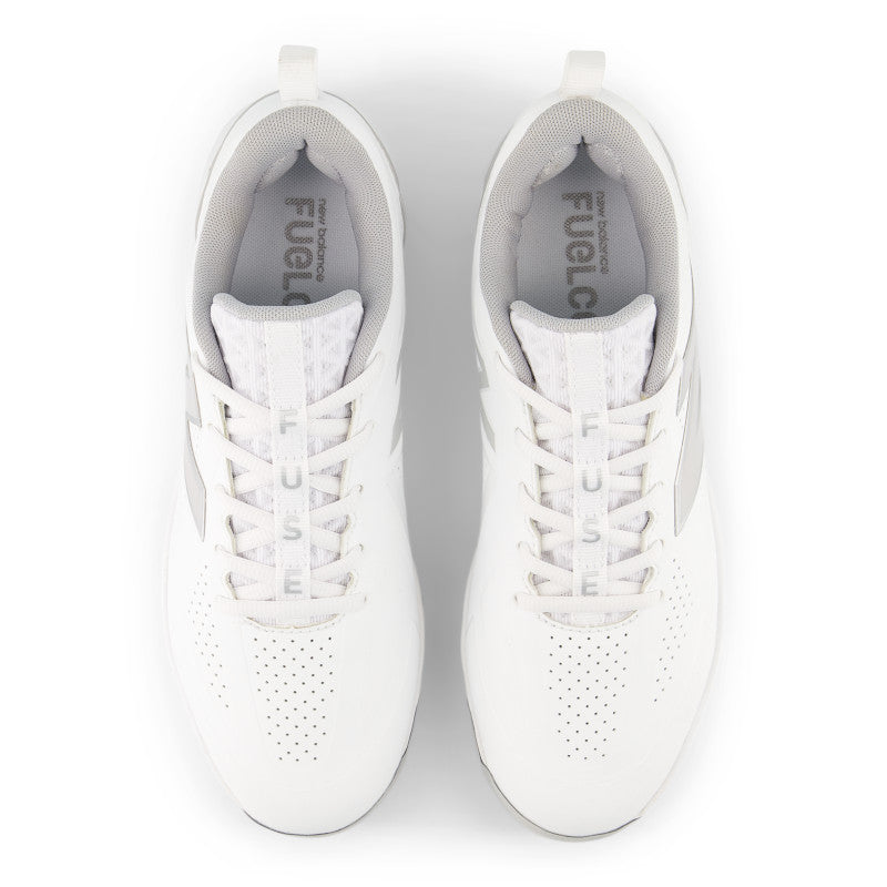 New Balance Women's FuelCell FUSE v5 Metal Fastpitch Softball Cleats - White - SMFUSEW5 – Product View | Smash It Sports | pr