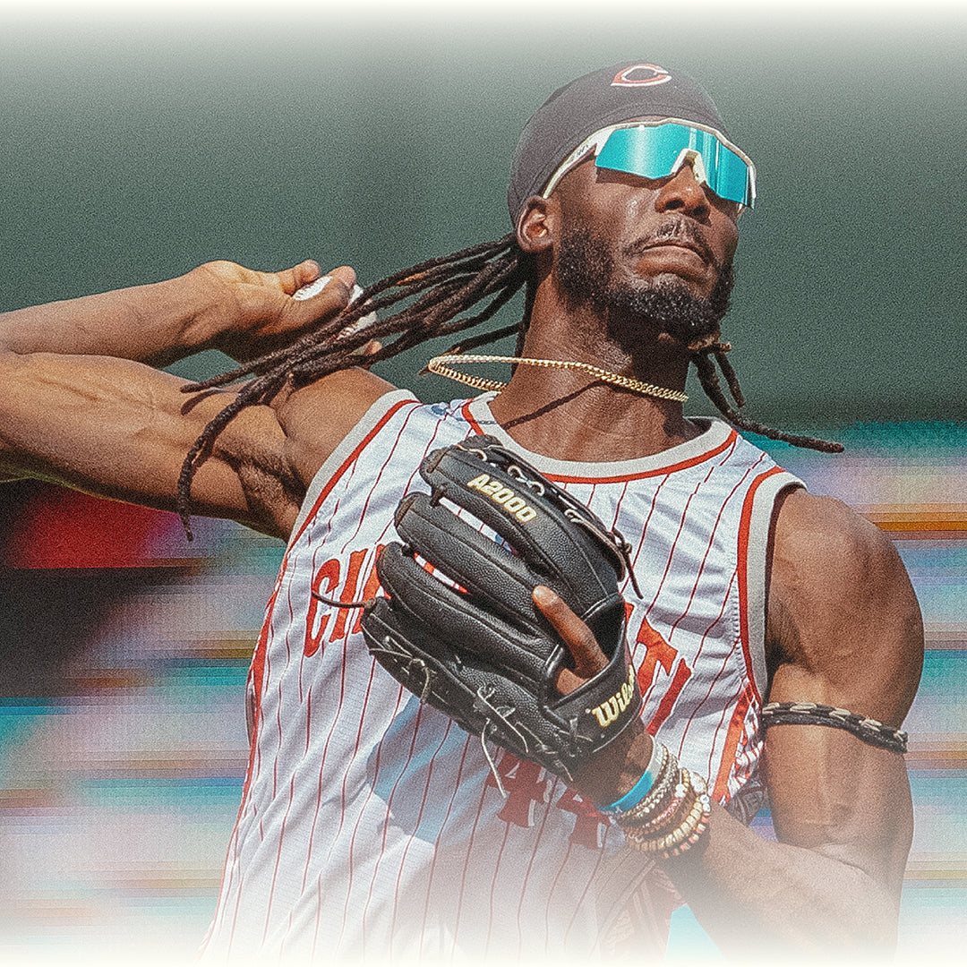 100 Percent Sunglasses - Speedcraft XS - Elly De La Cruz 2 - Blue Topaz Mirror Lens – Product View | Smash It Sports
