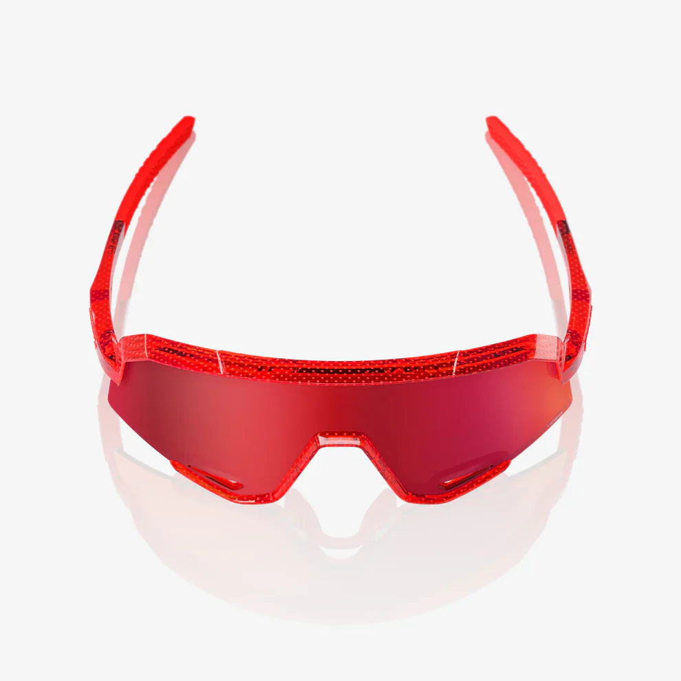 100 Percent Sunglasses - SLENDALE - Campari Translucent Red - HiPER Fire Red Mirror Lens