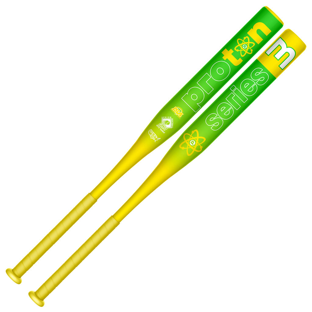 2026 Proton Series 3 Neon 1-Piece SSUSA Senior Slowpitch Softball Bat – Product View | Smash It Sports | one-piece