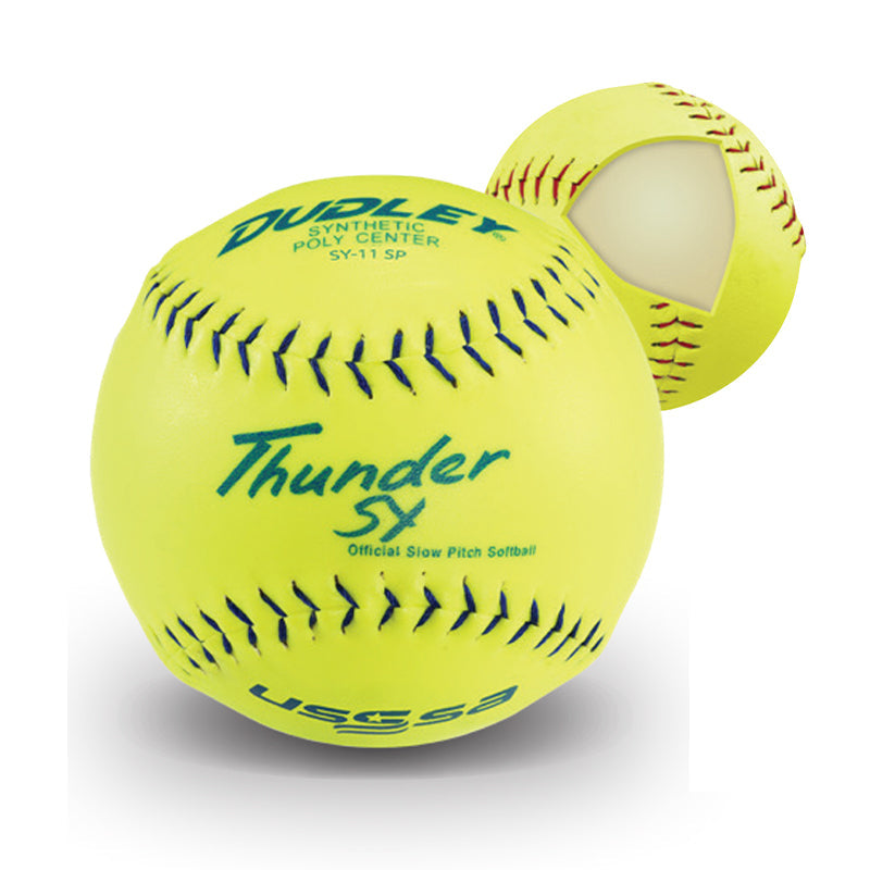 Dudley Thunder SY USSSA 11" Slowpitch Softballs 4U542Y – Product View | Smash It Sports | usssa