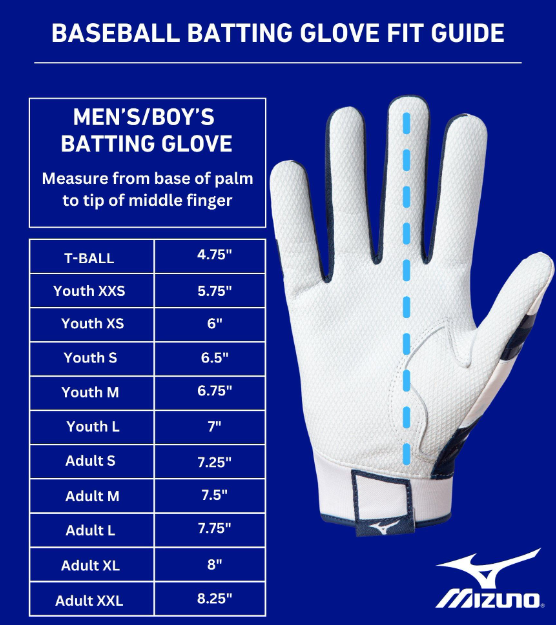 Mizuno Pro Select Baseball Batting Gloves (Multiple Colors)