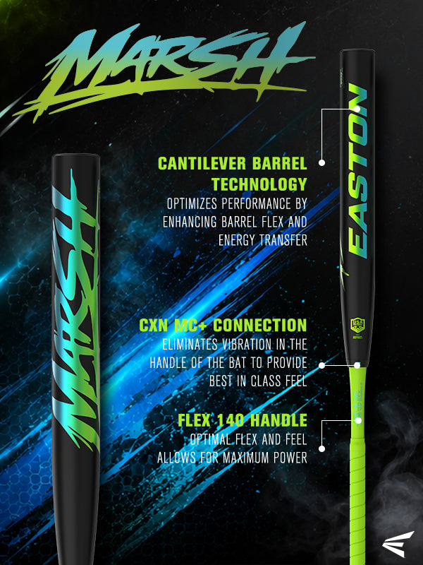 2026 Easton Marsh 2-Piece Loaded USA/ASA Slowpitch Softball Bat - ESA6MRSHL