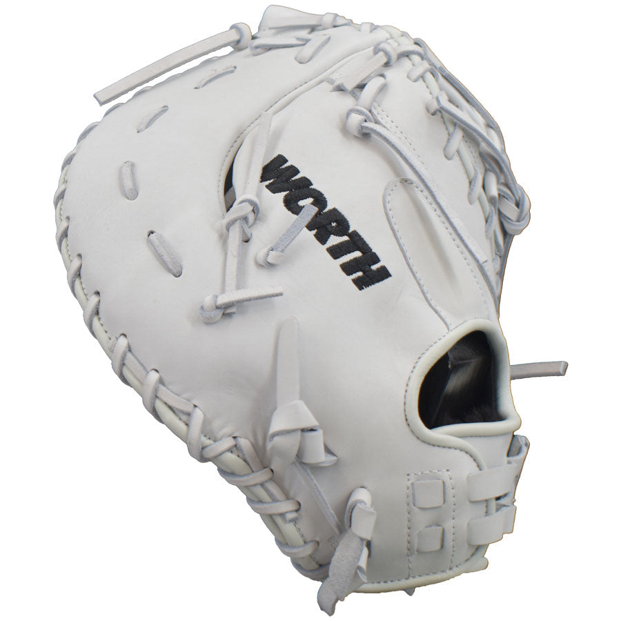 Worth Freedom Series 13" Slowpitch First Base Fielding Glove - WWFDCTWW – Product View | Smash It Sports | leather, pro, pock