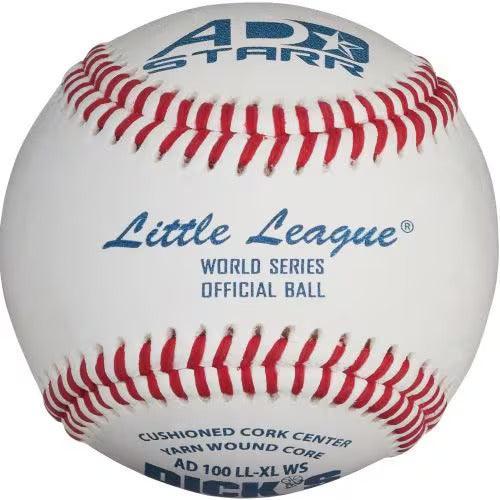 AD STARR Official World Series Baseballs (Ages 12 & Under) AD 100 LL-XL-WS – Product View | Smash It Sports | leather, seam